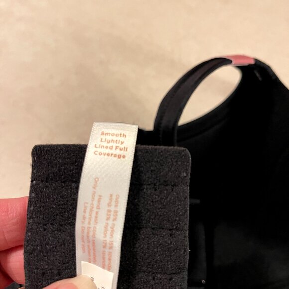 NWT Cacique Black Lightly Lined Full Coverage Underwire Bra 42DD - Picture 9 of 10